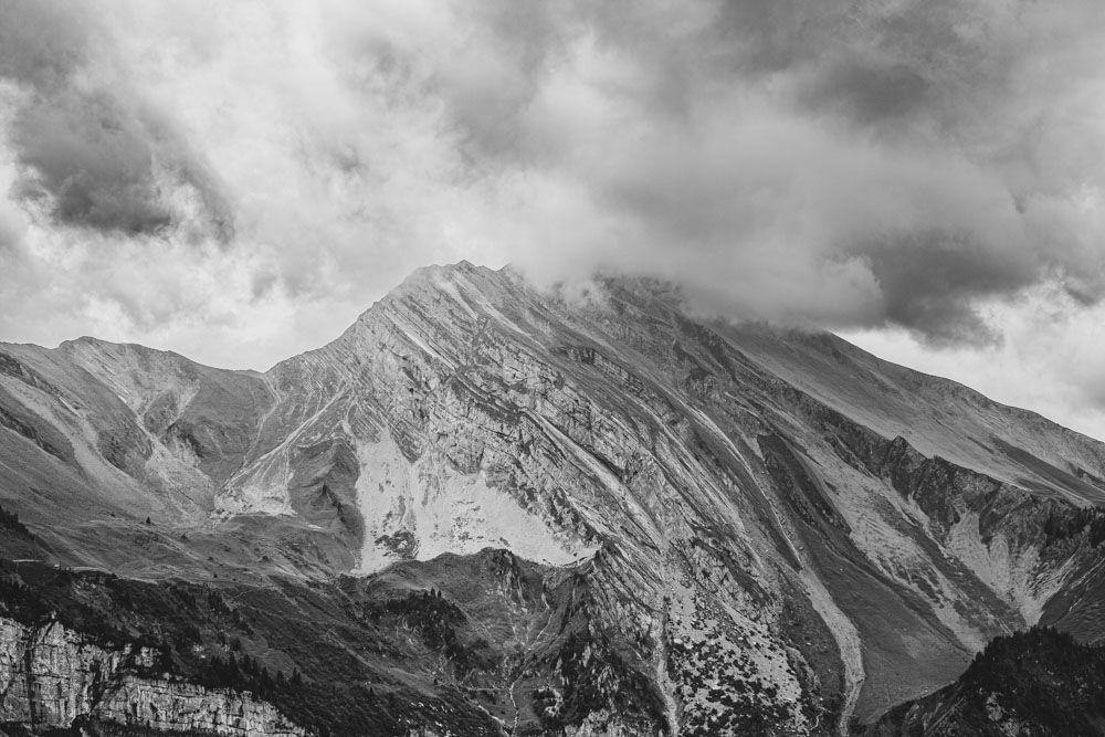 Berge. Fotografie. Schwarzweissfotografie. Schwarzweiss. © Priska Leutenegger 