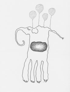 Leutenegger Priska · Zeichnung · The everyday · Faserstift auf Papier